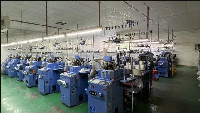 Foshan Yumian Weaving Co., Ltd. linha de produção do fabricante